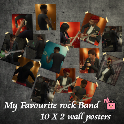 My Favourite Rock Band Posters - taped up project avatar