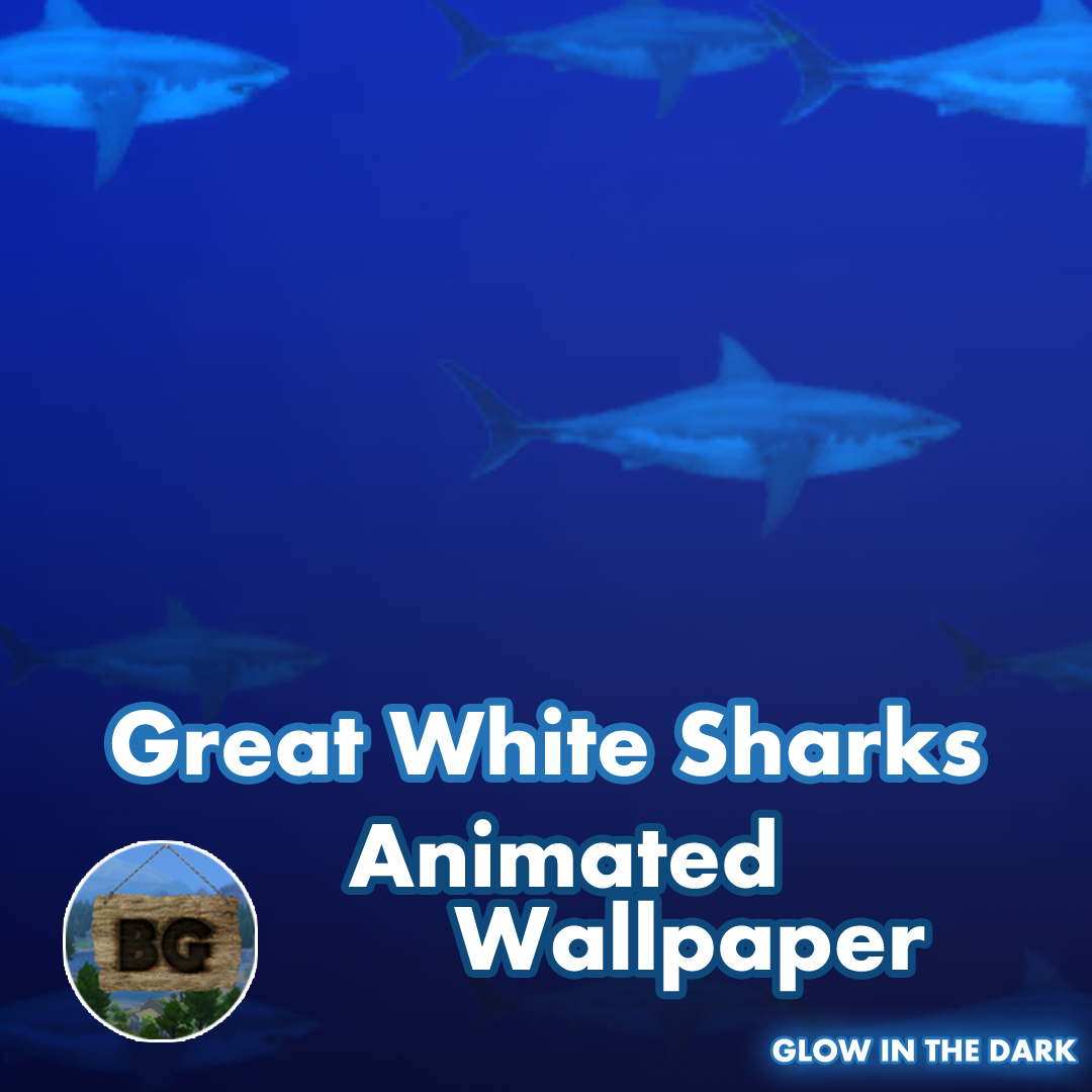 Animated Wallpaper - Great White Sharks - Build / Buy - The Sims 4