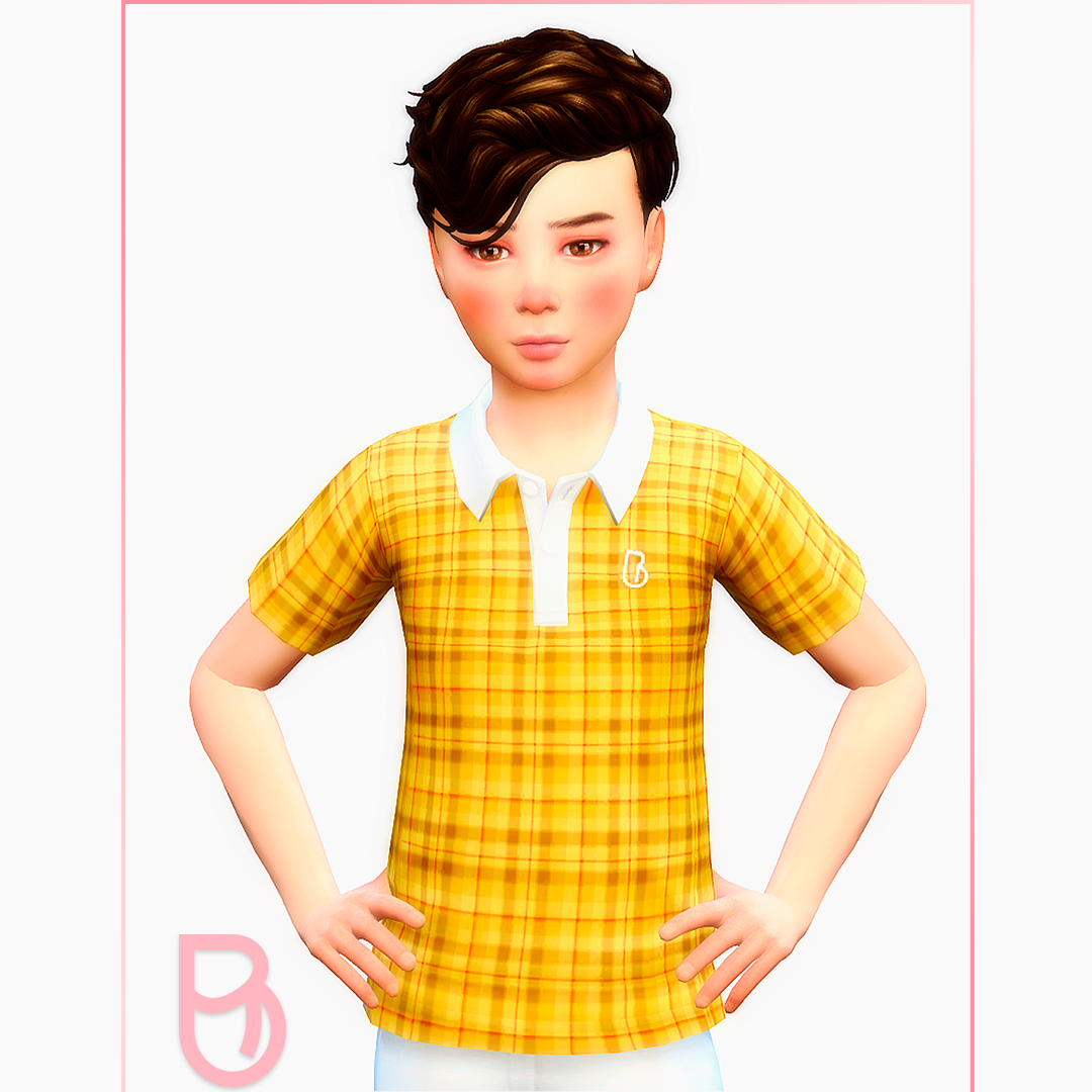 Child Boy Shirt - Summer Family Outfit - Version 2 - Files - The Sims 4 ...