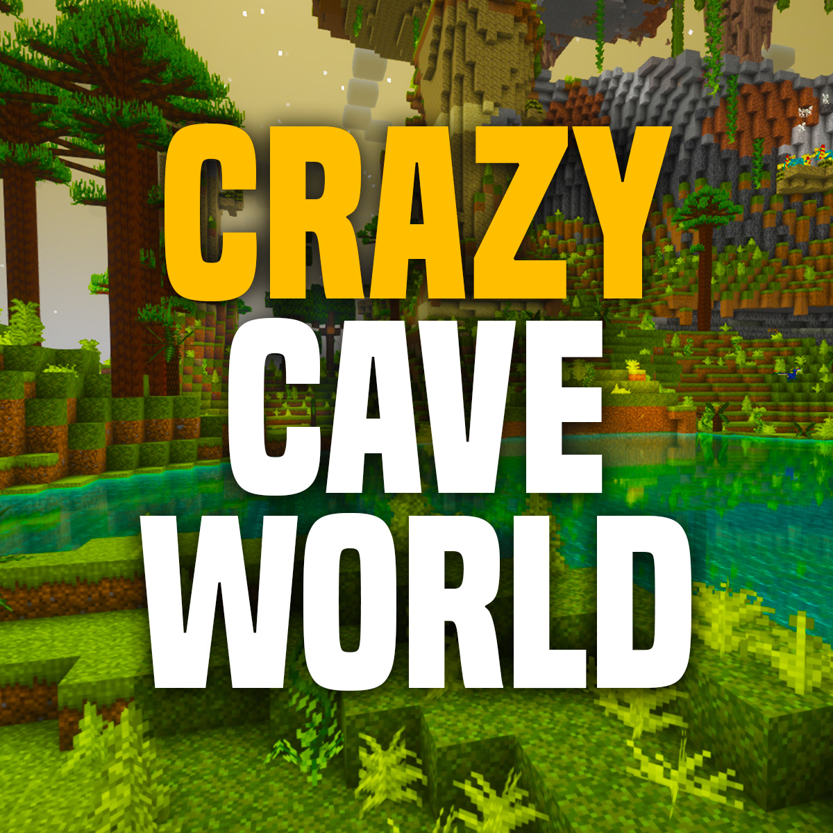 CRAZY CAVE WORLD logo