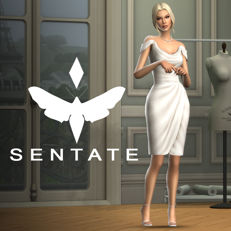 Francesca Dress (Silk) - The Sims 4 Create a Sim - CurseForge