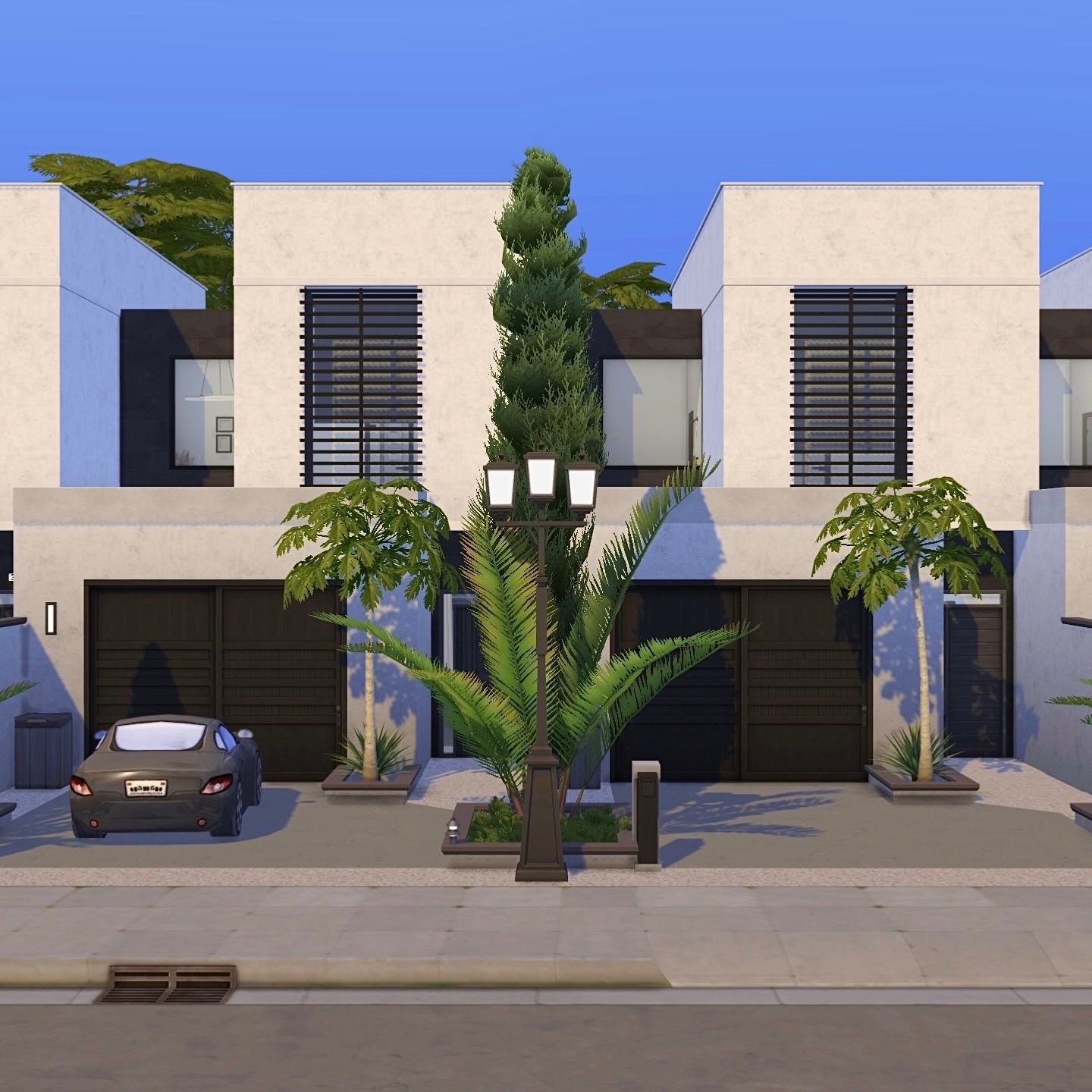 Modern Townhouses | No CC | 02 - Screenshots - The Sims 4 Rooms / Lots ...