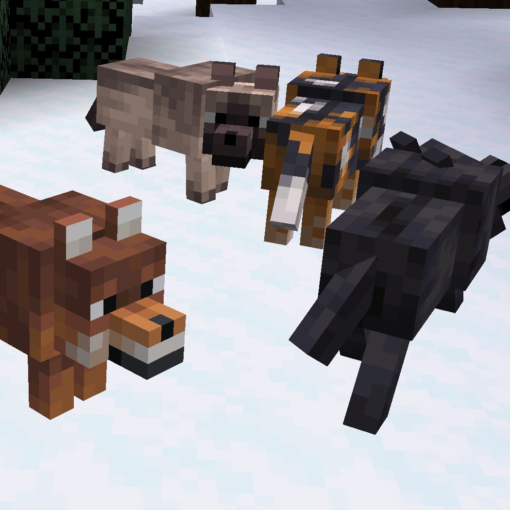 Better Wolf Variants Data Packs Minecraft