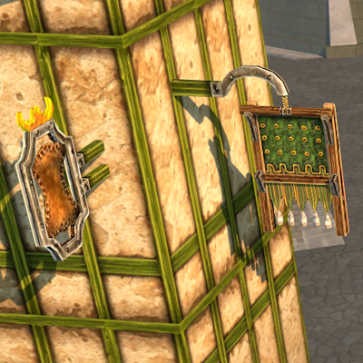 Settlers Old Town Clothmakers Build Deco Items logo