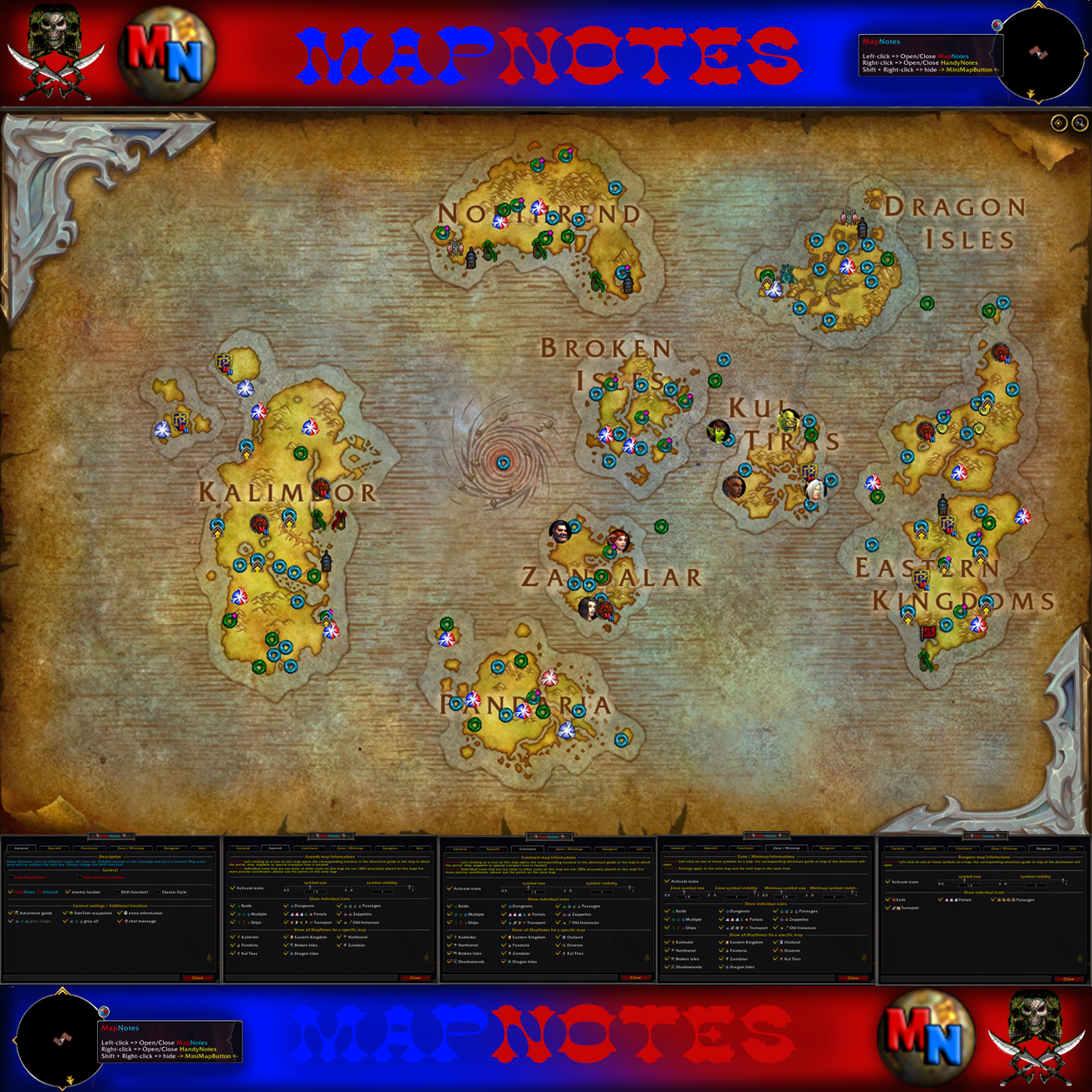 Install HandyNotes: MapNotes - World of Warcraft Addons - CurseForge