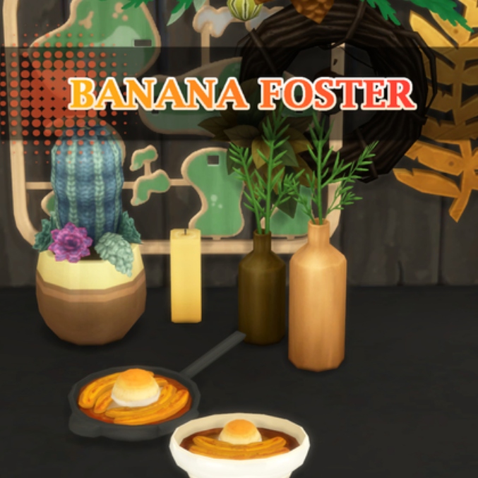 BANANA FOSTER By icemunmun Spanish translation - Mods - The Sims 4