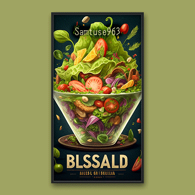 Salad Sale Poster Frame #1 Samtuse963 logo