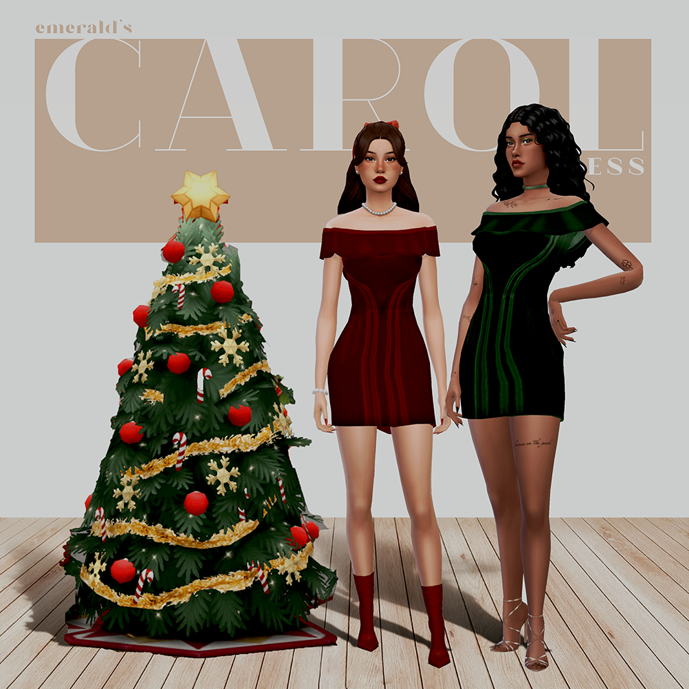 Carol Dress - Screenshots - The Sims 4 Create a Sim - CurseForge