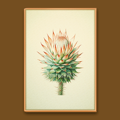 Classic Cactus Painting #2 Sellable Extra A Samtuse963 logo