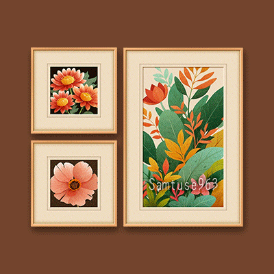 HQ Garden Painting 3 Piece Set #1 Sellable Extra F Samtuse963 logo
