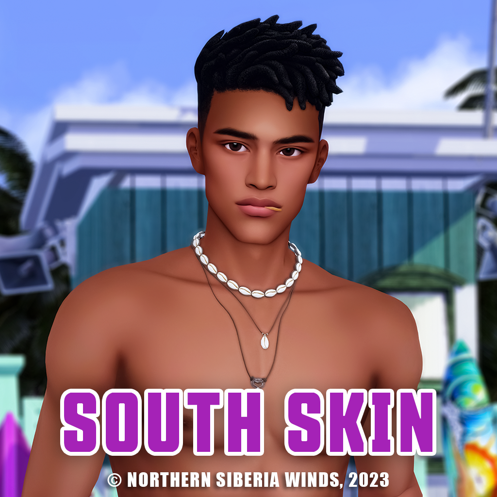 South skin create a sim the sims 4