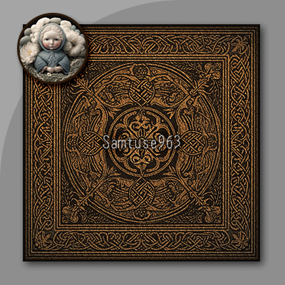 Medieval Classical Square Dance Rug #4 Samtuse963 logo