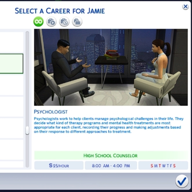Psychologist career by kiarasims4mods Spanish translation Mods The Sims 4