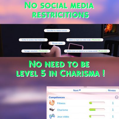No restrictions for social network interactions