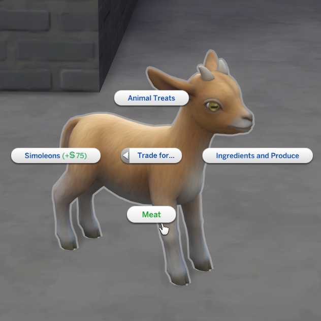 Install Trade for Meat - The Sims 4 Mods - CurseForge