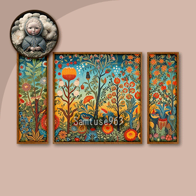 HQ Childlike Triptych #1 Sellable Extra E Samtuse963 logo