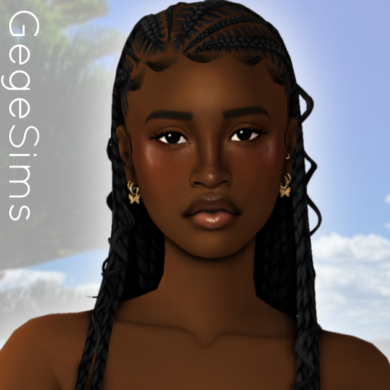 GegeSims - Nadya Hair - Files - The Sims 4 Create a Sim - CurseForge