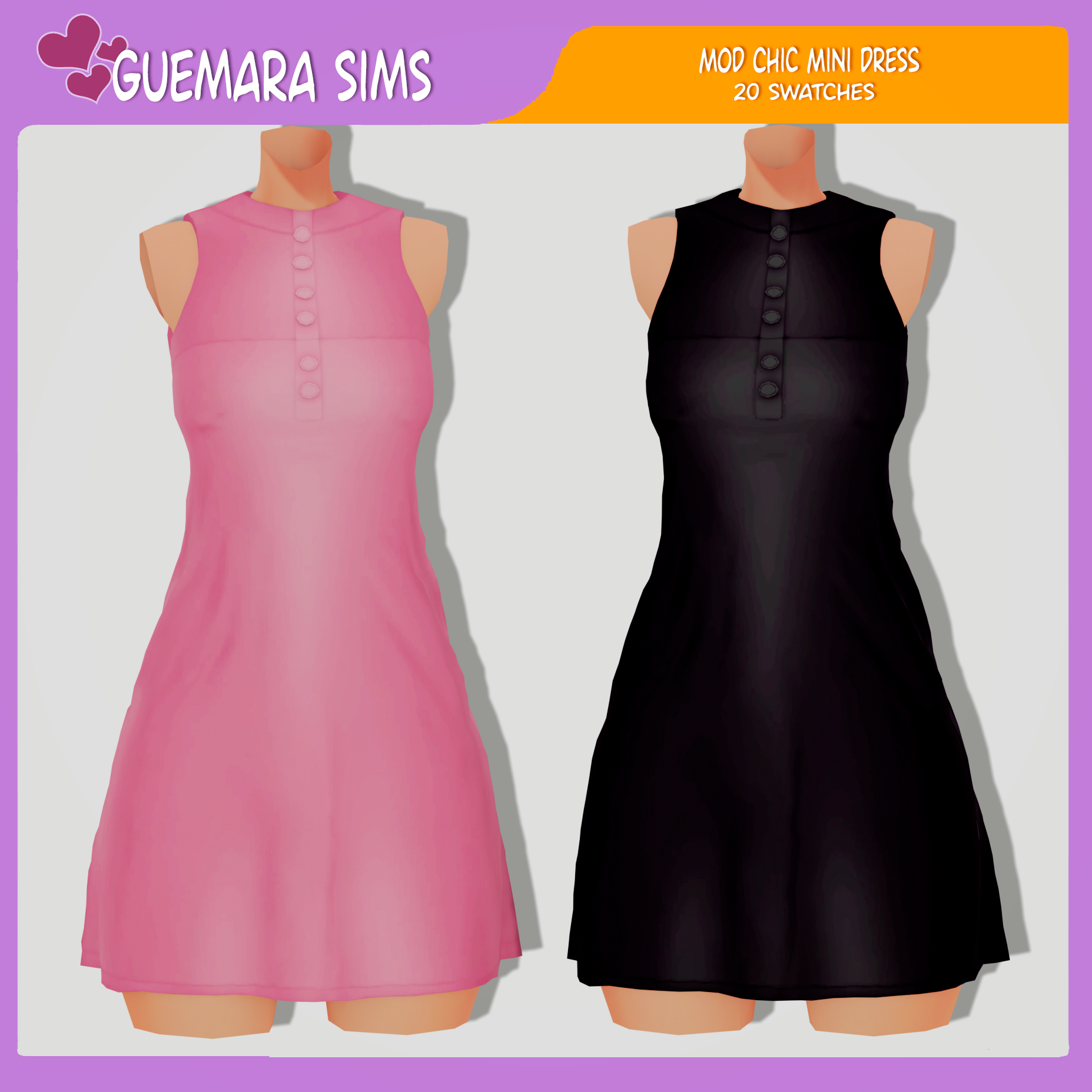 Mod Chic Mini Dress - Files - The Sims 4 Create a Sim - CurseForge