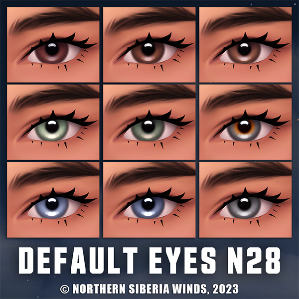 Install Default Eyes №28 - The Sims 4 Mods - CurseForge