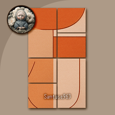 HQ Abstract Modern Collage Painting #2 Samtuse963 logo