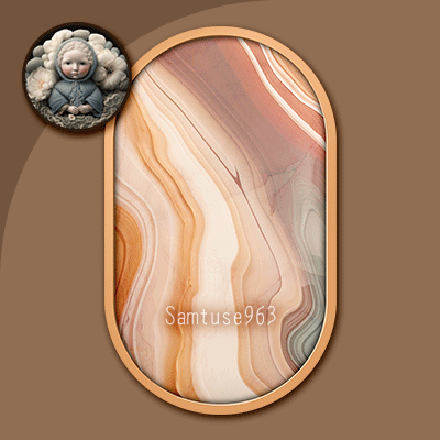 HQ Marble Oval Frame #1 Sellable Samtuse963 logo