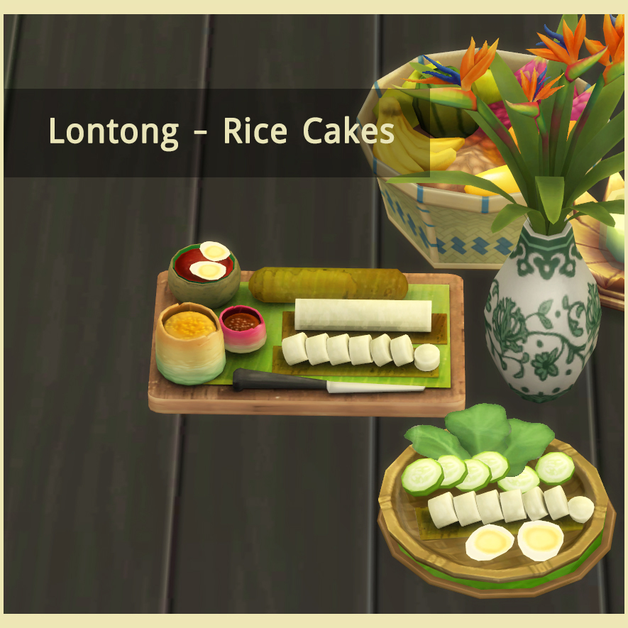 Lontong – Indonesian Rice Cakes - The Sims 4 Mods - CurseForge