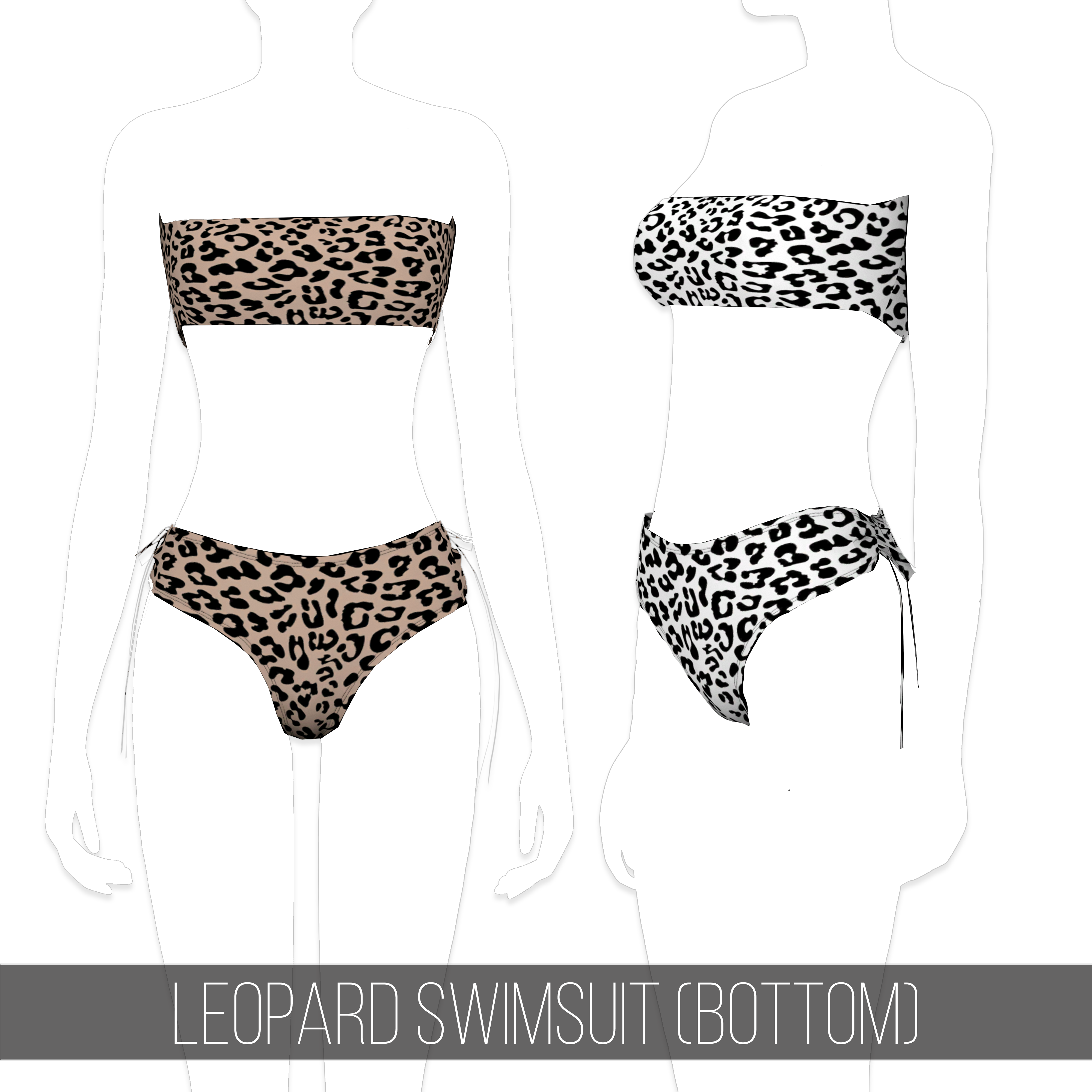 Fifthscreations - Leopard Swimsuit (bottom) Women Clothes logo