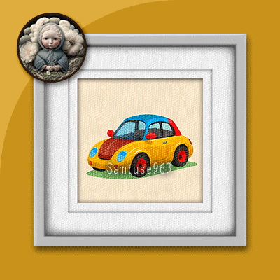 HQ Cute Toy Car Square Frame #1 Samtuse963 logo