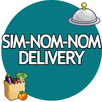 Sim-Nom-Nom Food Delivery logo