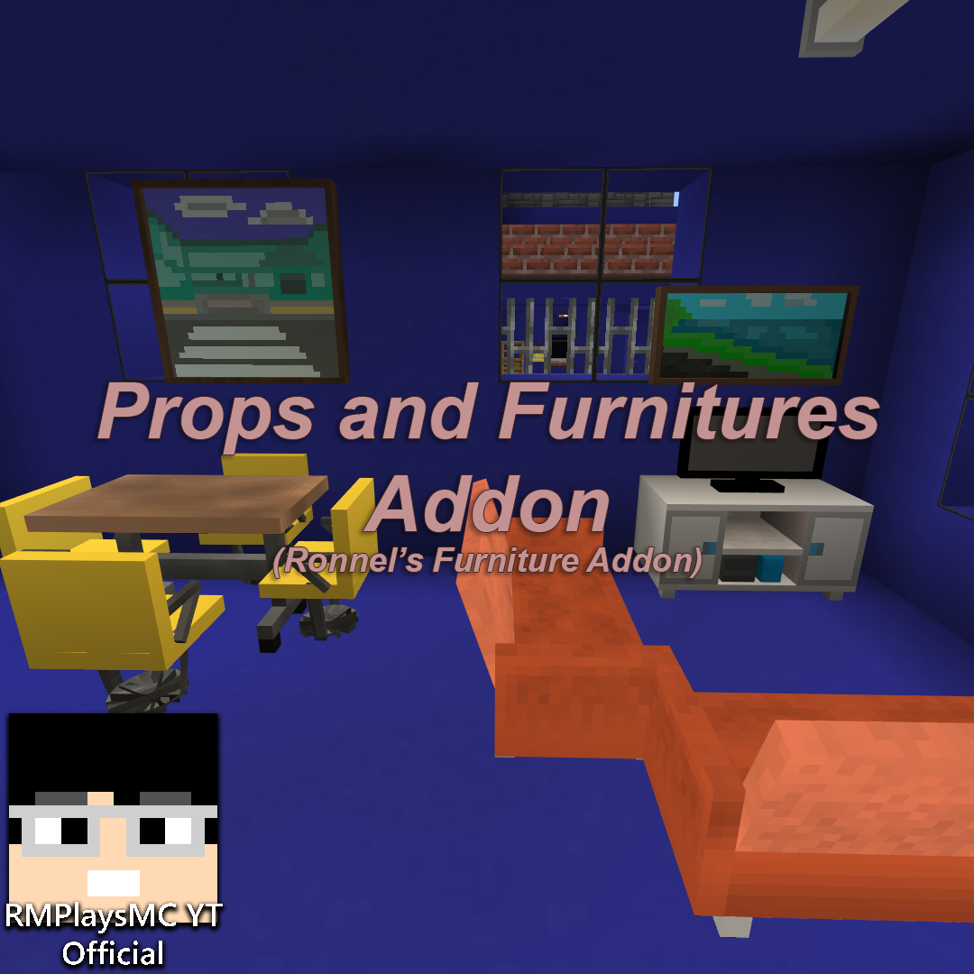 Download Props And Furnitures Addon Minecraft Bedrock Mods