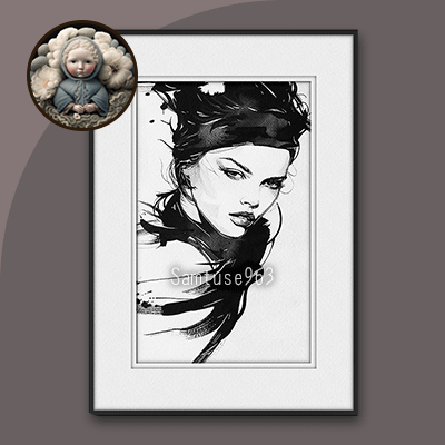 Achromatic Fashion Painting #3 Sellable Extra A Samtuse963 logo