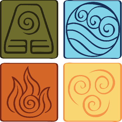 Avatar: the four elements logo