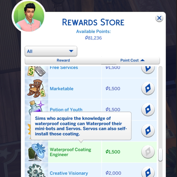 Water Proof Bots and Servos - Files - The Sims 4 Mods - CurseForge