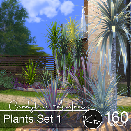 [kta] Plants Set 1 - Cordyline Australis logo