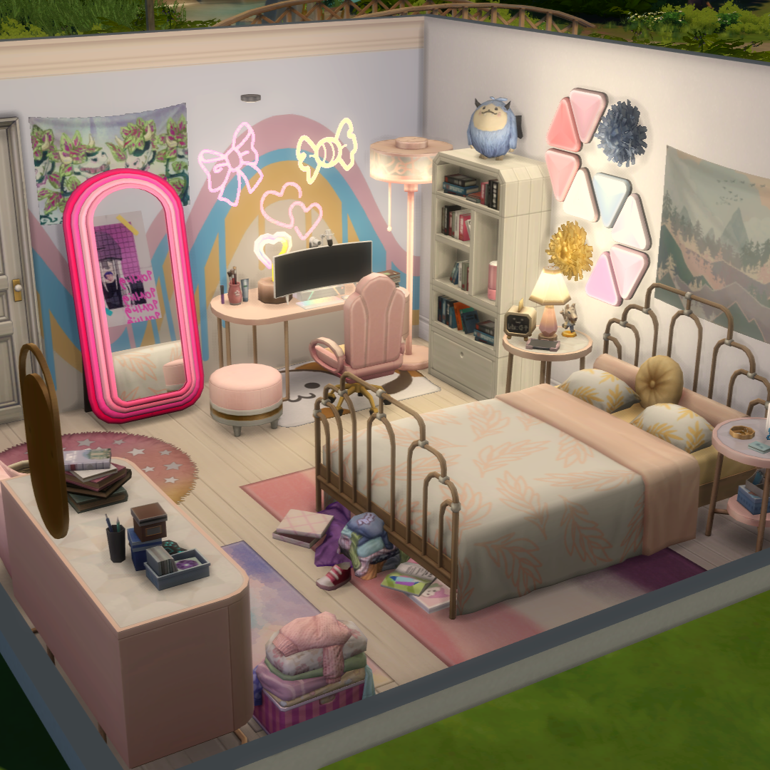 Download Cute Aesthetic Bedroom - The Sims 4 Mods - CurseForge