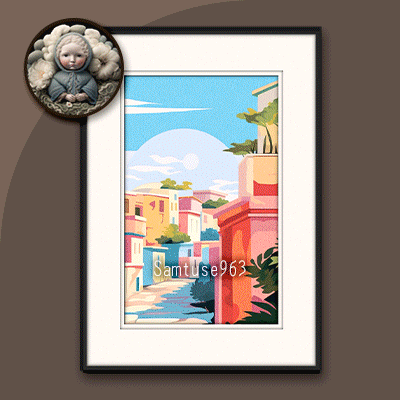 Minimalist City Painting #1 Sellable Extra A Samtuse963 logo