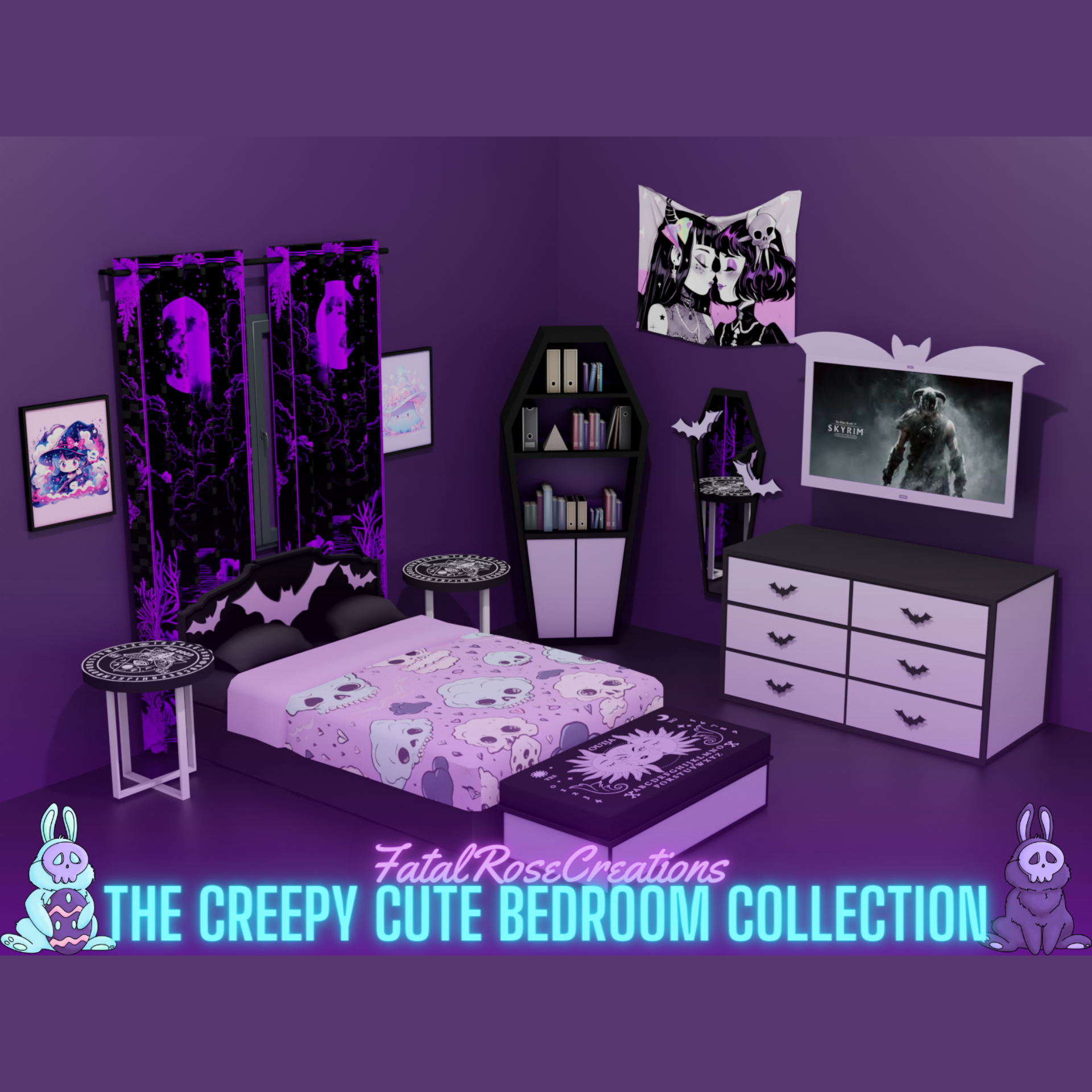 FatalRoseCreations Creepy Cute Bedroom Collection logo