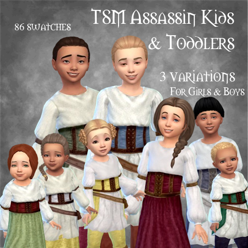 TSM Assassin Outfit & Dress for kids and toddlers logo