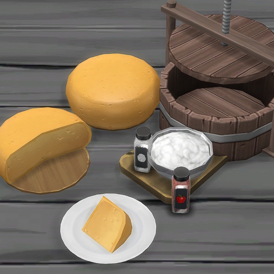 Cheddar cheese by BrazenLotus Spanish translation Mods The Sims 4