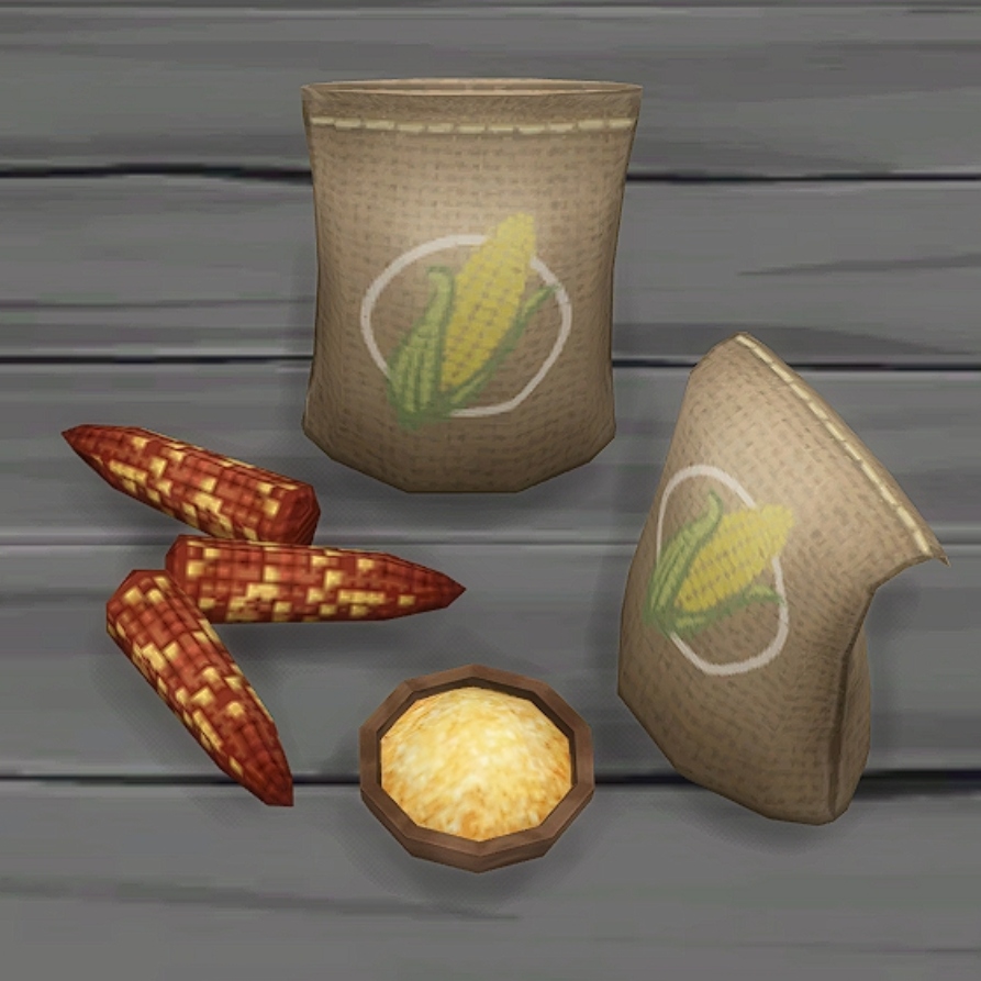 Corn flour by BrazenLotus Spanish translation Screenshots The Sims
