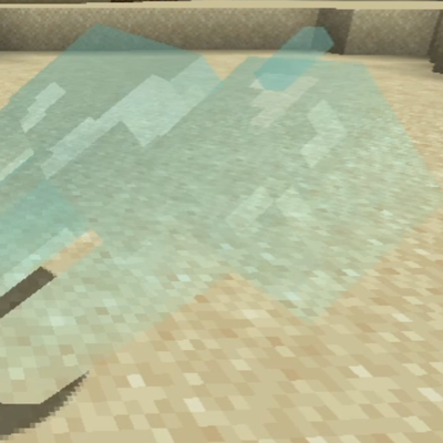 Translucent Cow Dying in Minecraft