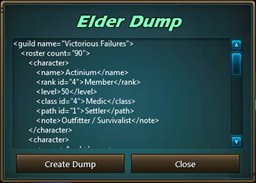 ElderDump logo