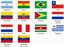 Flags of South America logo