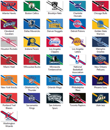 NBA Flags logo