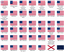 Flags of the USA & CSA
