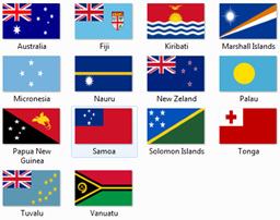 Australia & Oceania Flag Pack project image