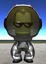Pixelated Black Shades logo