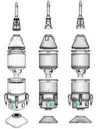 Kronal Vessel Viewer (KVV) - Exploded ship view logo