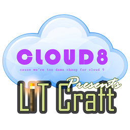 Cloud8 presents LitCraft logo