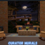 Wall murals WM 040 full moon - Base game compatible logo
